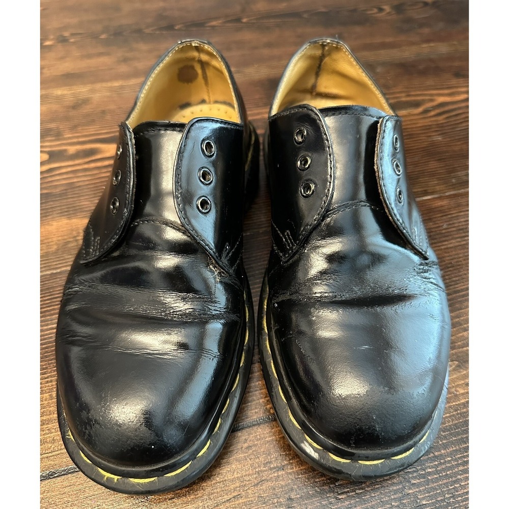 Dr Martens Mens *Size 5 Black Leather Casual Oxfords Lace Up Shoes Y2k
